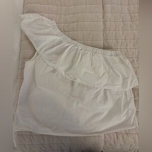 ASOS One Shoulder Cotton Blouse